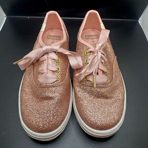Keds x Kate spade girls Glitter Sneakers - Pink size 1